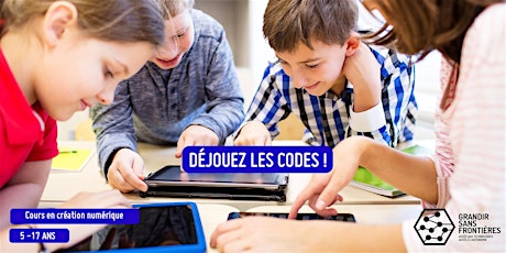 Ateliers de codage en ligne pour les jeunes! GRATUIT primary image