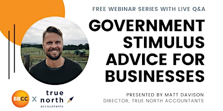 Government Stimulus Advice for Business | FREE Webinar Series primary image