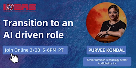 Online Webinar - Transition to an AI Driven Role