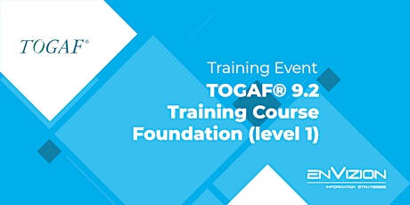 Primaire afbeelding van TOGAF® 9.2 Training Course: Foundation (level 1)