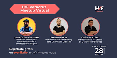 Imagen principal de H/F Veracruz Meetup Virtual: Marzo