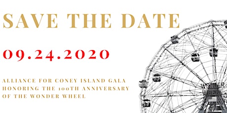 2020 Alliance for Coney Island Gala primary image