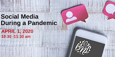 Webinar: Social Media During a Pandemic primary image