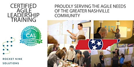 Online Certified Agile Leadership Training (CAL I) - Nashville - June 2020 primary image