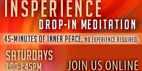 Saturday Meditation Insperience (Online) primary image
