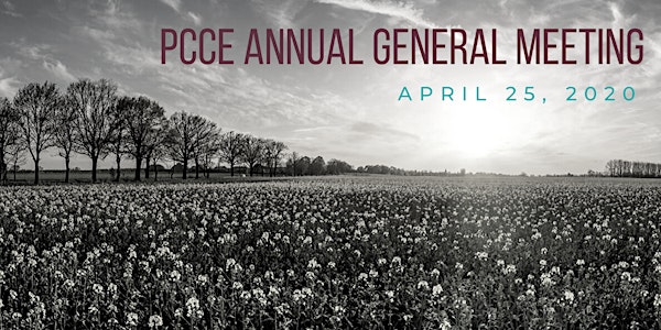 2020 PCCE Annual General Meeting