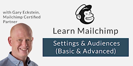 Mailchimp Masterclass - Settings & Audiences - Small & Live Online Class primary image