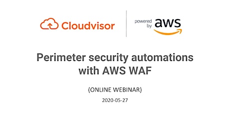 Perimeter security automations with AWS WAF primary image