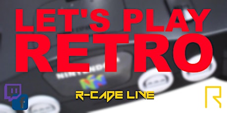 Imagem principal do evento R-CADE Live: Let's Play Retro