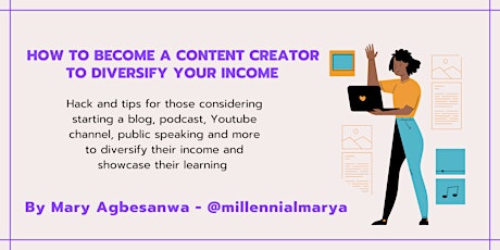 How to Become a Content Creator to Diversify your Income