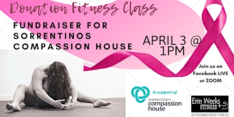 Online LIVE Fitness Class Sorrentino's Compassion House Fundraiser primary image