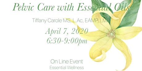 Pelvic Care with Essential Oils ~ Tiffany Carole MS, L.Ac, EAMP, LMP primary image