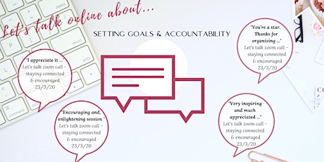 Let's talk about setting goals and accountability primary image