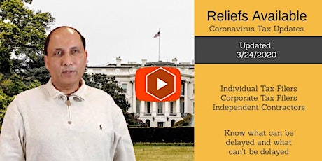 Covid 19 Tax Relief Programs Webinar primary image