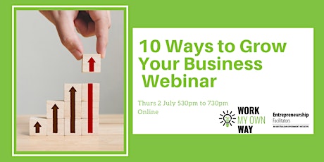 10 Ways to Grow Your Business - Webinar primary image