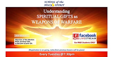 Understanding Spiritual Gifts as Weapons of Warfare primary image