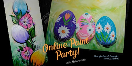 ONLINE! Easter Eggs Painting Party & Tutorial by Mesaros primary image