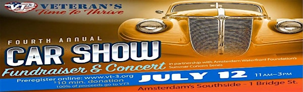 Veteran's Time to Thrive 4th Annual Car Show Fundraiser and Concert