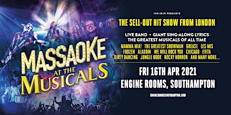 Massaoke - A Night At The Musicals (Engine Rooms, Southampton)
