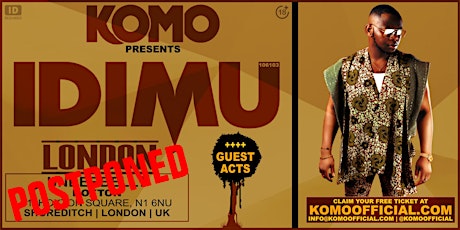 Komo Presents IDIMU - London primary image