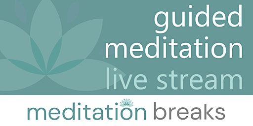Imagem principal do evento Live Guided Meditation | hosted by Meditation Breaks