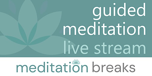 Imagem principal de Live Guided Meditation | hosted by Meditation Breaks