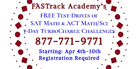 FREE Test-Drive of SAT and ACT 7-Day Challenges primary image