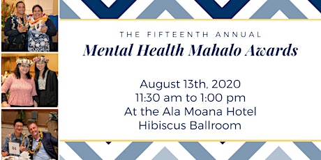 Primaire afbeelding van The 15th Annual Mental Health Mahalo Awards