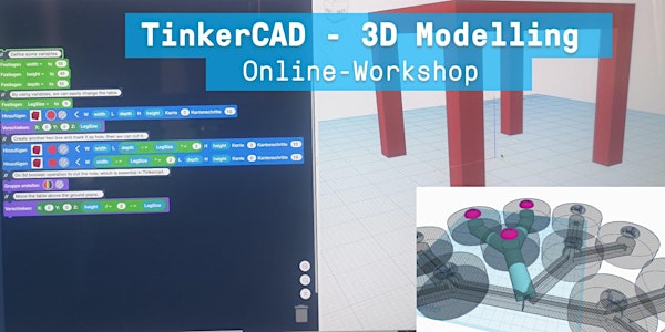 Online Workshop: TinkerCAD - 3D Modelling