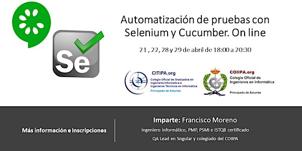 Curso on line: Automatización de pruebas con Selenium y Cucumber