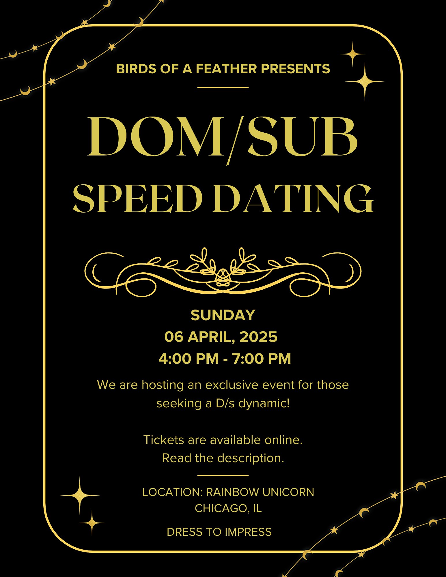 Dom/sub Speed Dating + Mingling