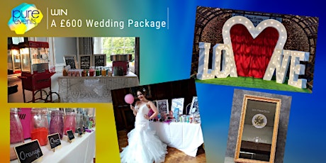 Win A £600 Wedding Package With 2nd and 3rd place prizes primary image