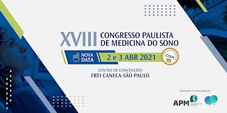 Imagem principal do evento XVIII Congresso Paulista de Medicina do Sono 2020