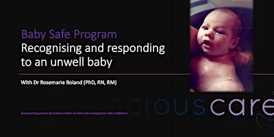 Hauptbild für Baby Safe Class - Recognising an unwell baby (virtual- online)