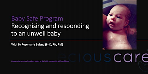 Baby Safe Class - Recognising an unwell baby (virtual- online) primary image