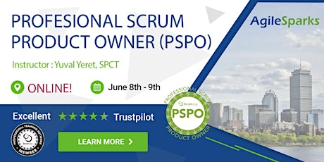 Scrum Product Owner (PSPO) - EST Timezone - Remote Virtual Classroom - June 2020 primary image