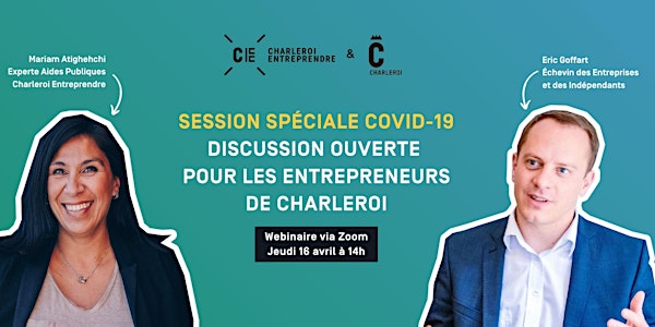 Session spéciale COVID-19 pour les entrepreneurs de Charleroi