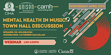Mental Health in Music: Town Hall Discussion primary image