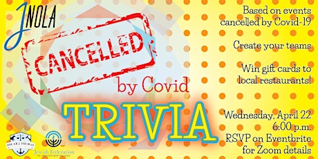 Cancelled by Covid, a JNOLA Trivia Game primary image