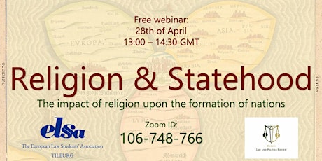 Seminar impact of Religion on Statehood primary image