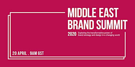 Middle East Brand Summit 2020, a Transform magazine online conference primary image