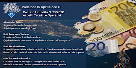 Webinar :Decreto Liquidità N. 23/2020 Aspetti Tecnici e Operativi