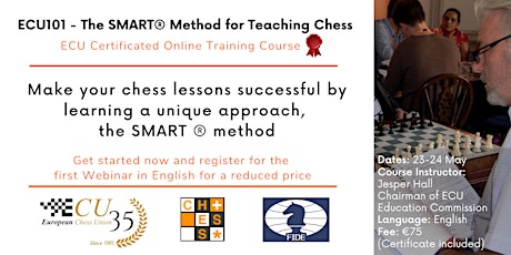 ECU101 - The SMART® Method for Teaching Chess - Basic Didactics Course -141 primary image