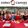 Logotipo da organização Corks and Canvas Events