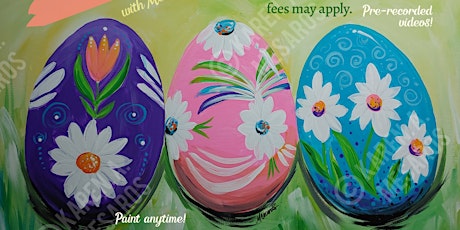 ONLINE Tutorial!  Spring Eggs Painting by Mesaros primary image