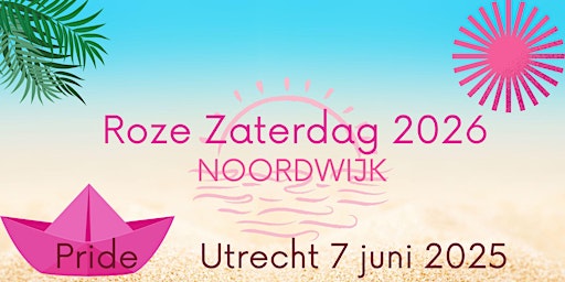 Image principale de Pride Utrecht 7 juni 2025 meevaren