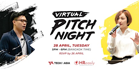 [FREE ONLINE EVENT] Tech in Asia - Virtual Pitch Night primary image