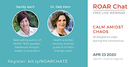 ROAR Chat - Free Live Webinar with Sandy Asch and Guests