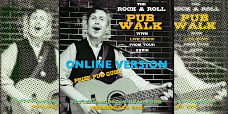 The VIRTUAL Rock'n'Roll London Walk With LIVE Music + Prize Pub Quiz! tickets
