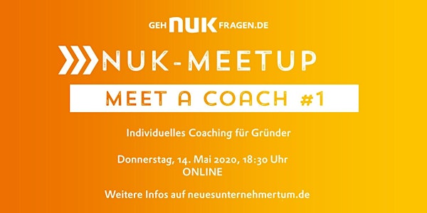 Online: Meet a coach #1 | NUK-Meetup 